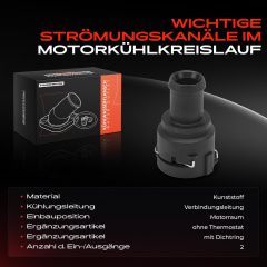 Трубка соединительная системы охлаждения VAG 3B0 122 291B